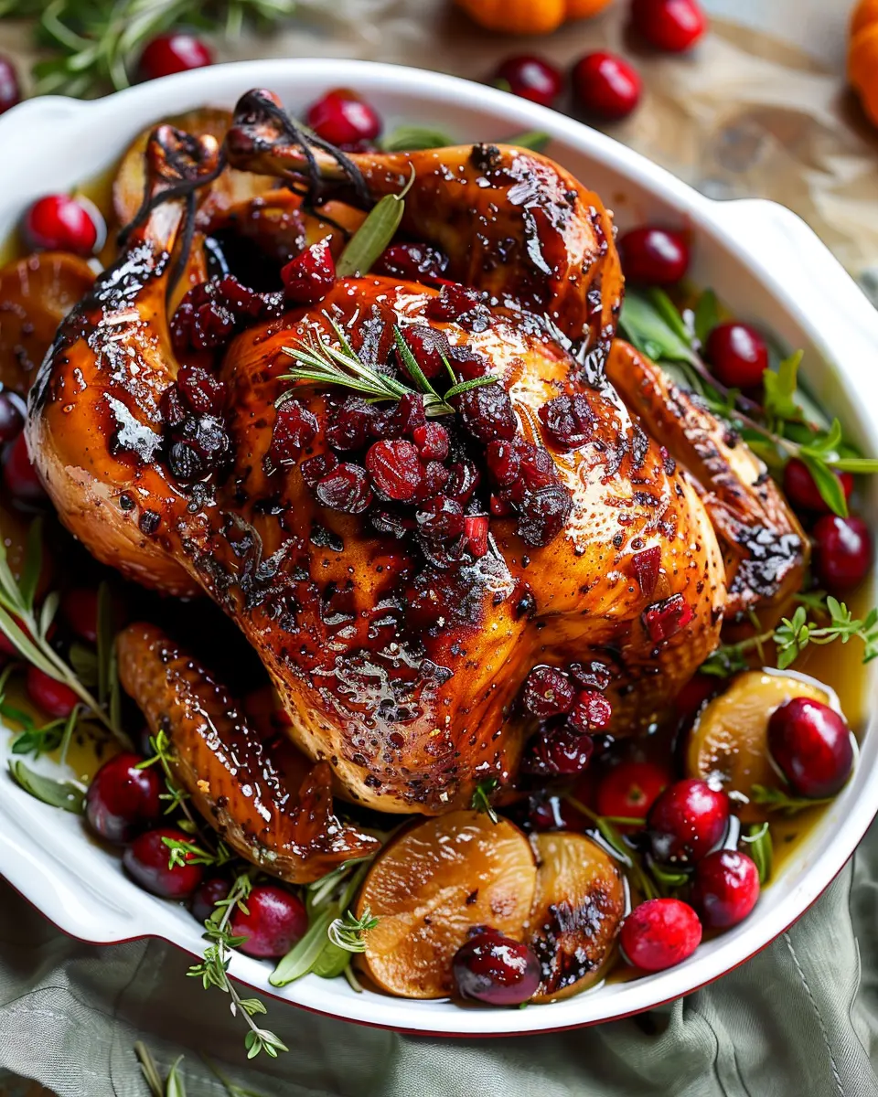 Maple Cranberry Roast Chicken: A Juicy Delight for Home Cooks