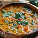 Thai Coconut Red Lentil Soup