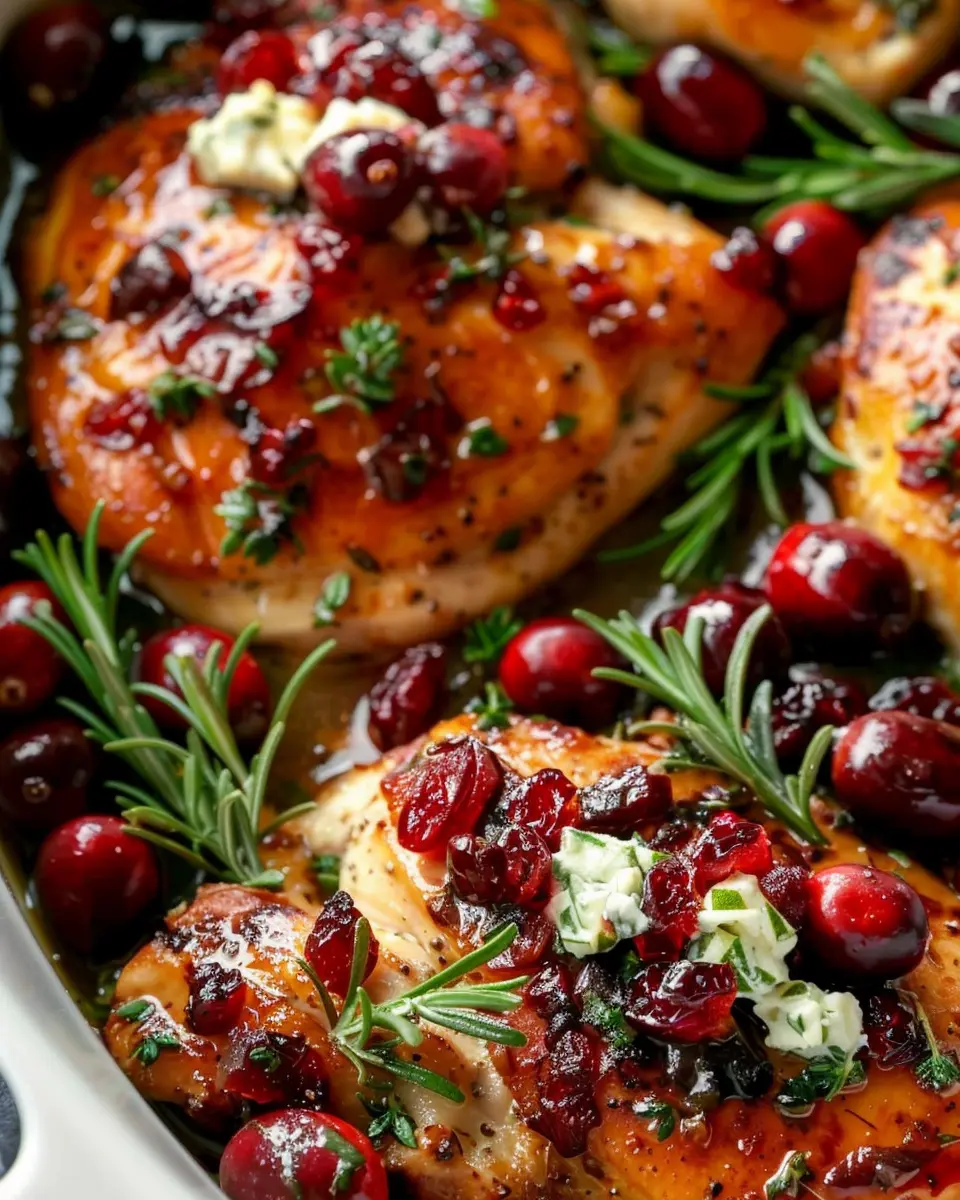 Honey Cranberry Chicken Bake: Easy &amp; Irresistibly Juicy Delight