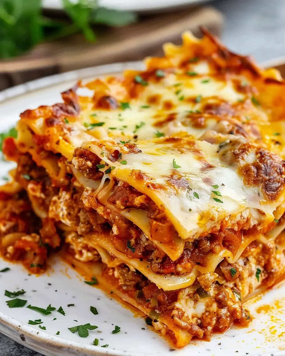 Best Homemade Lasagna: A Juicy Twist with Turkey Bacon and Chicken Ham