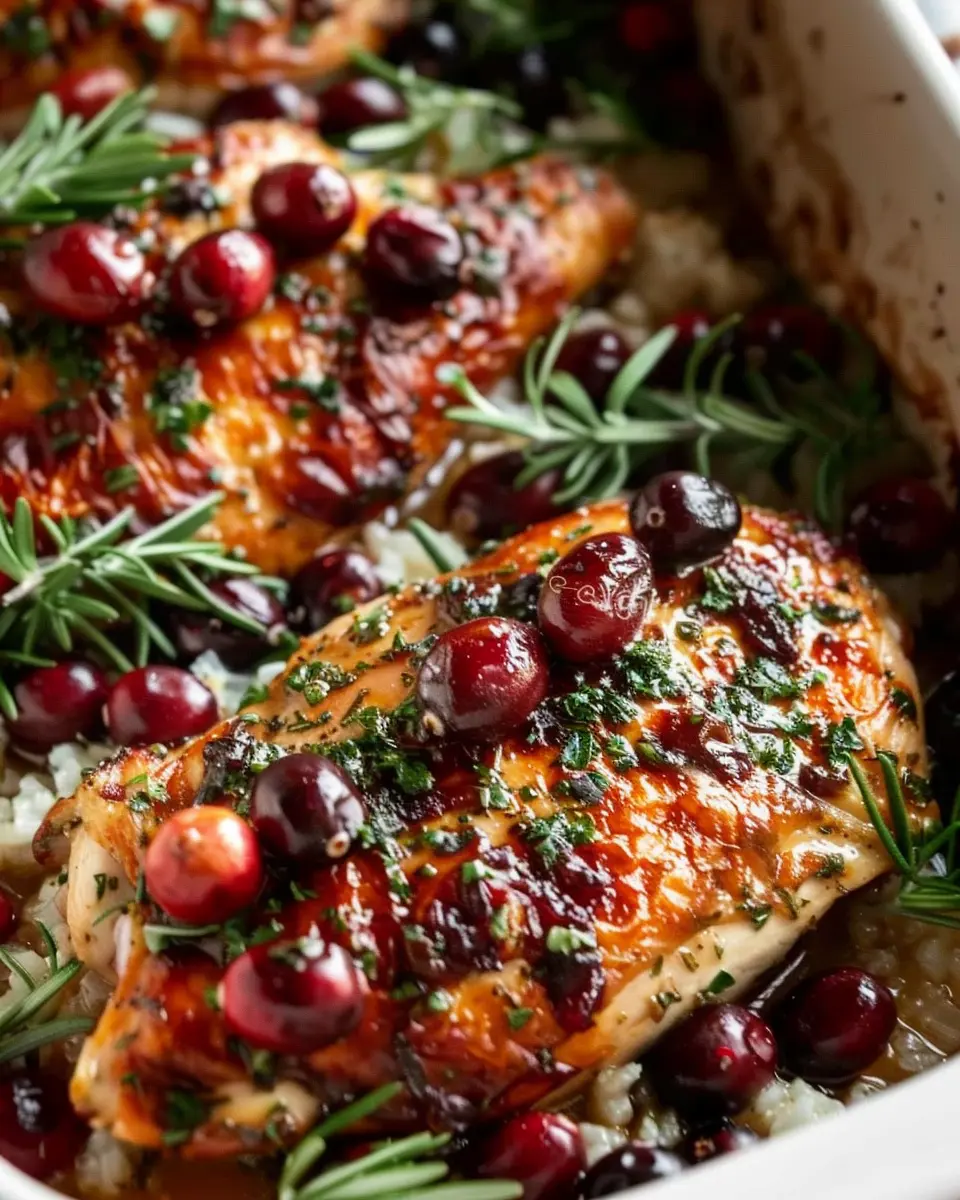 Honey Cranberry Chicken Bake: Easy, Flavorful Family Dinner Option