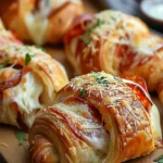 Mozzarella Pepperoni Croissant Rolls