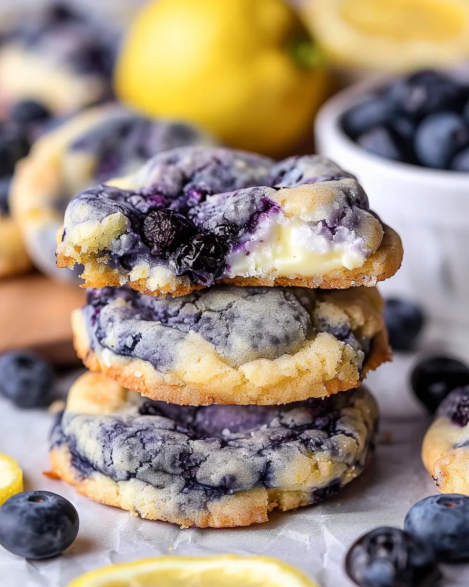 Lemon Blueberry Cheesecake Cookies: The Best Indulgent Treat
