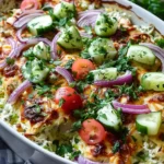 Dump-and-Bake Chicken Tzatziki Casserole