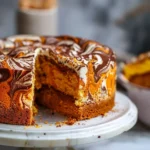 Pumpkin Marble Cake