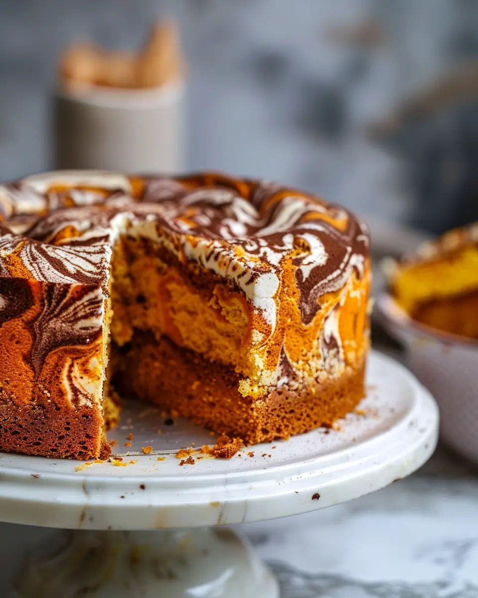 Pumpkin Marble Cake: The Indulgent Fall Treat You’ll Love