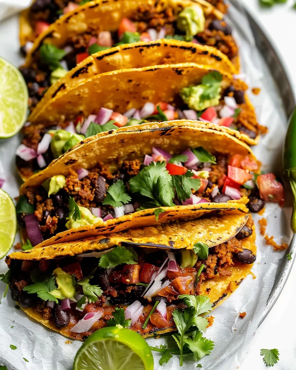 Crispy Sheet Pan Black Bean Tacos: Easy Flavorful Family Meal