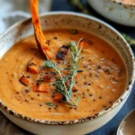 Roasted Italian Sweet Potato Soup