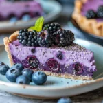 No-Bake Blueberry Chia Seed Pie