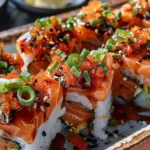 Spicy Salmon Sushi Bake