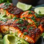Cajun Salmon Avocado Lime