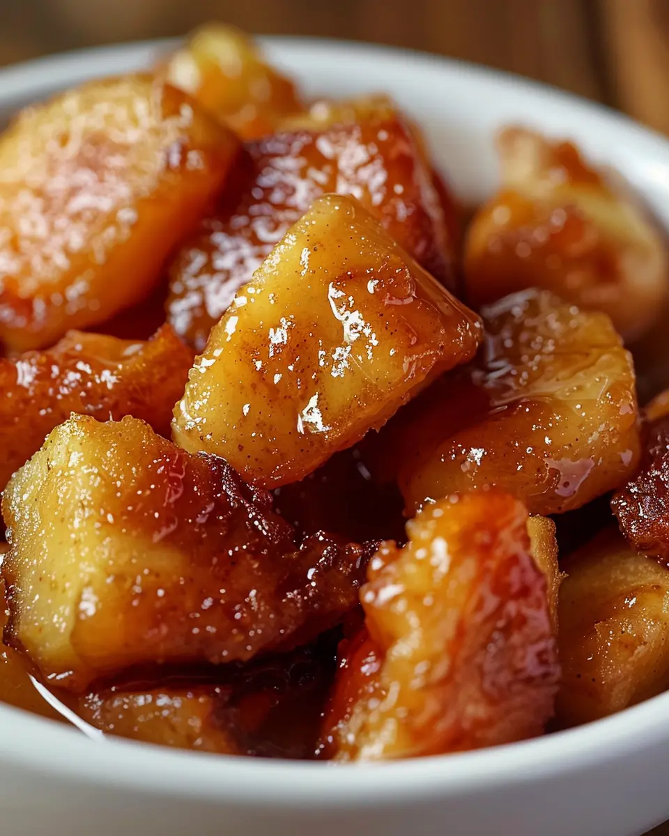 Slow Cooker Cracker Barrel Fried Apples: Easy and Delicious Delight