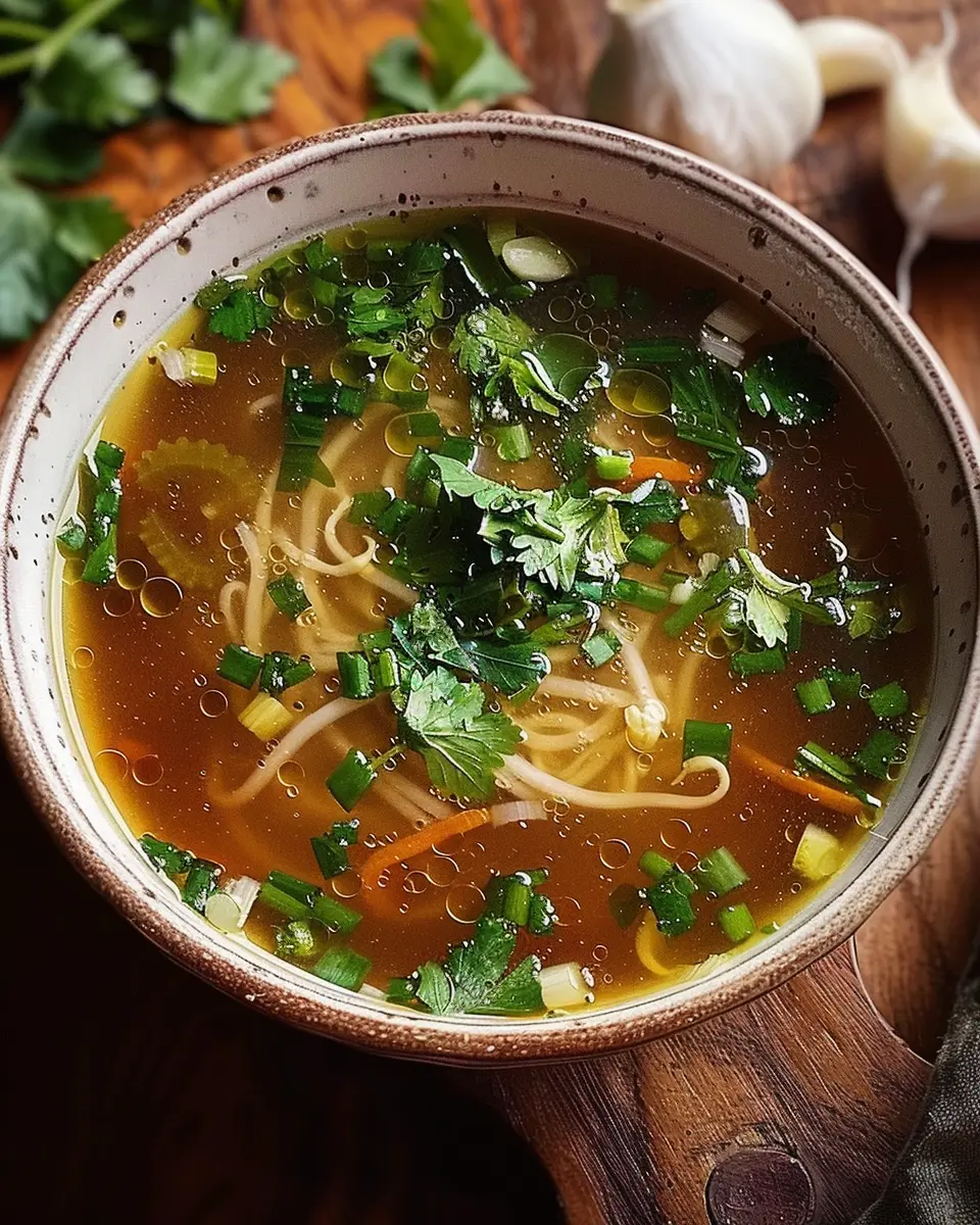 Healing Ginger Garlic Broth: The Best Comfort Food Remedy