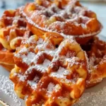 Apple Fritter Waffle Donuts