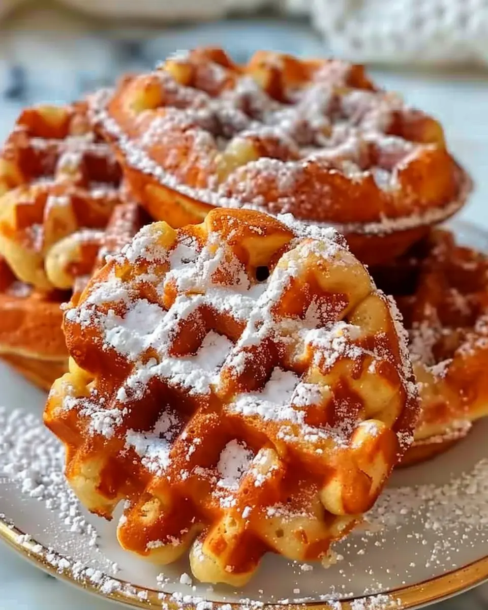 Apple Fritter Waffle Donuts: Indulgent Homemade Delights