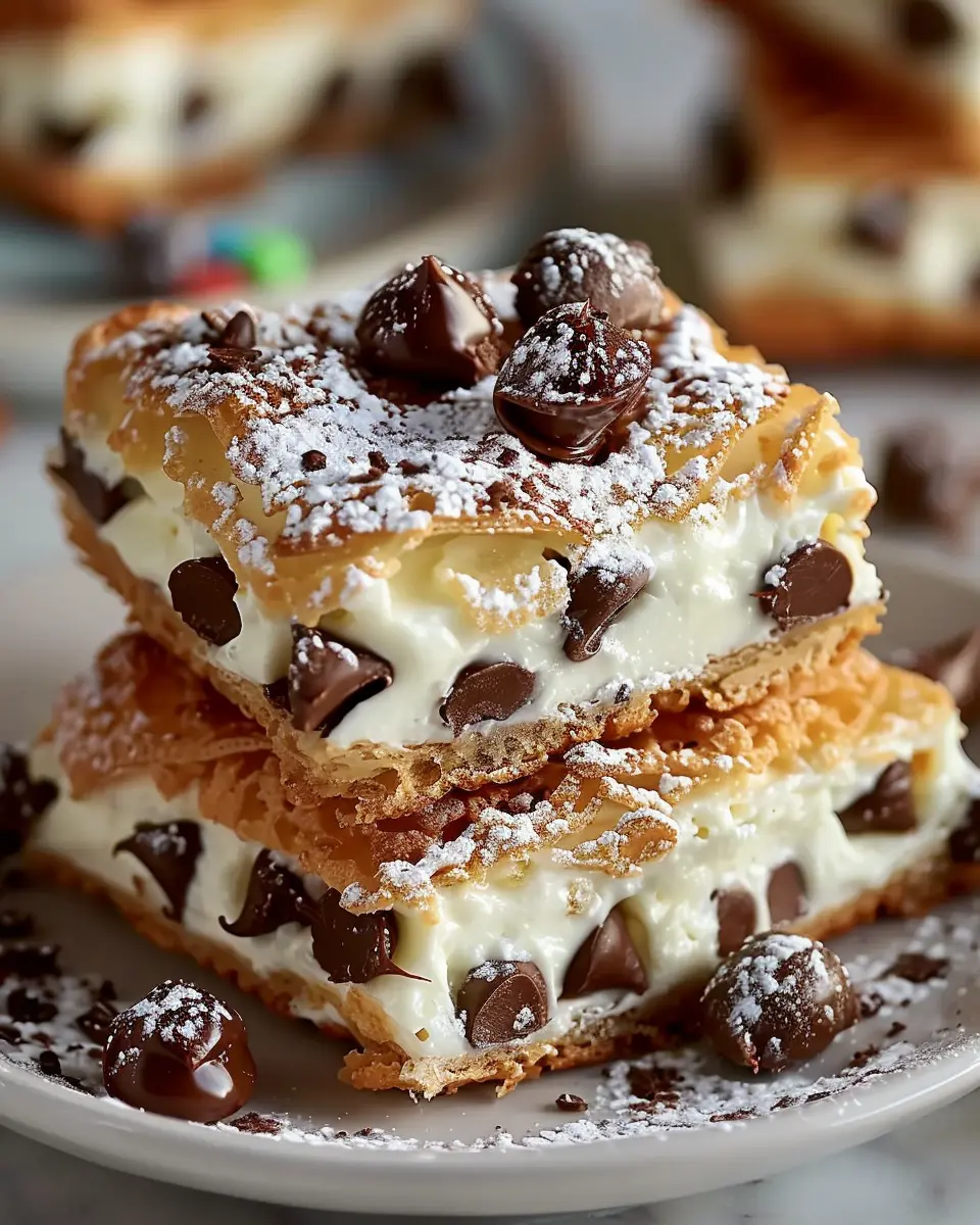 Classic Cannoli Squares: Easy Indulgence for Dessert Lovers