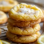Chewy Lemon Pound Cake Cookies