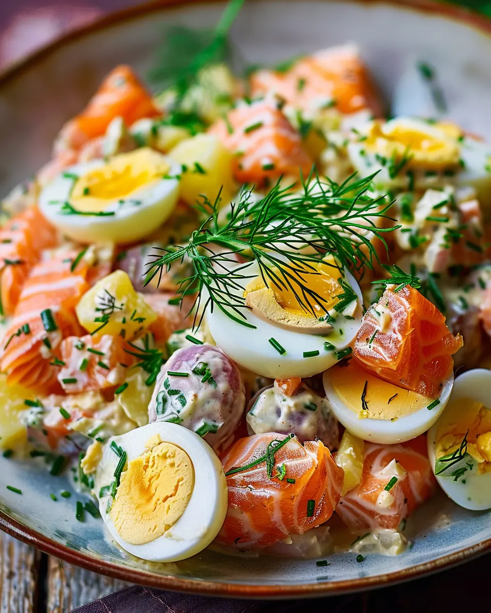 Russian Salmon Potato Salad Eggs: A Delicious Twist You’ll Love