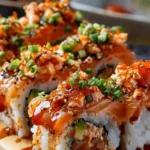Spicy Salmon Sushi Bake