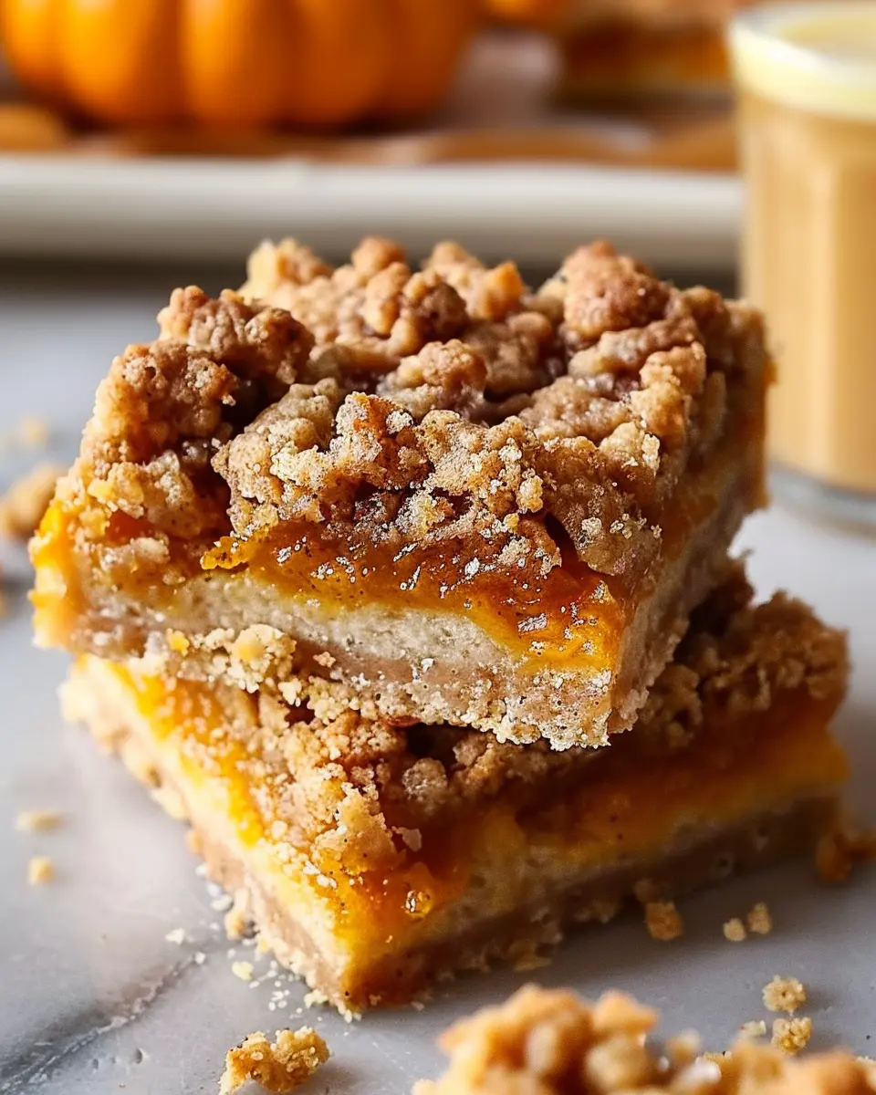 Easy Pumpkin Streusel Bars: The Ultimate Fall Treat to Savor