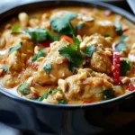 Thai Peanut Chicken Crockpot