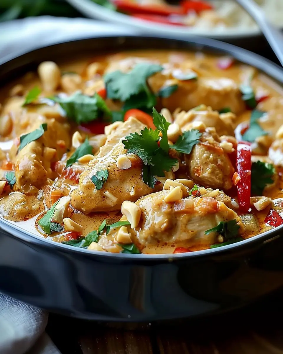 Thai Peanut Chicken Crockpot: Easy Recipe for Family Favorites