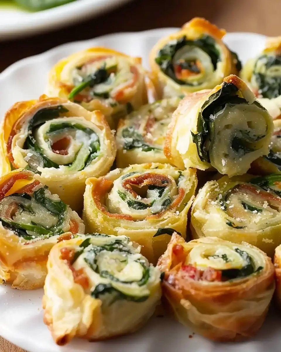 Spinach Dip in Bite-Sized Pinwheels: Easy, Flavorful Appetizer Recipe