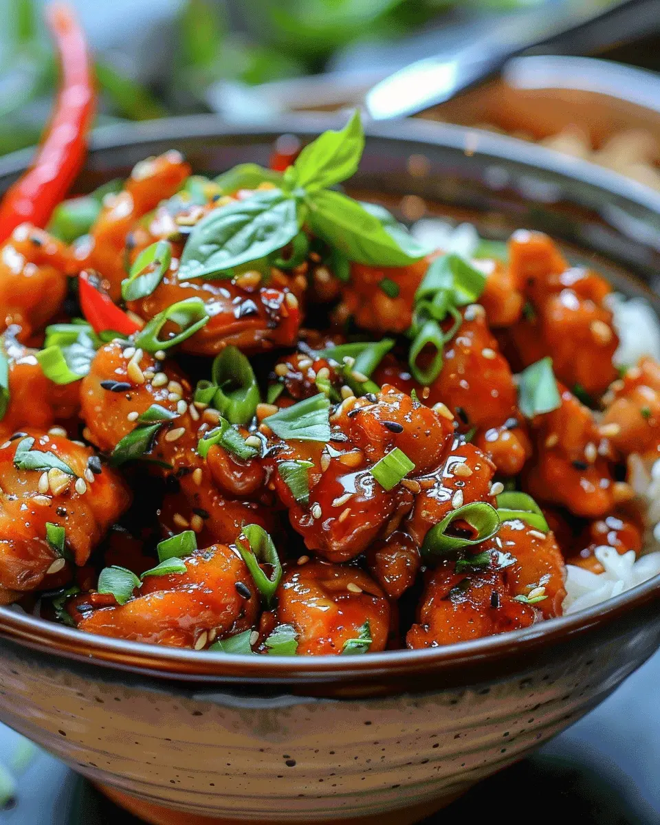 Thai Sweet Chili Chicken Pressure Cooker: Easy and Flavorful Delight