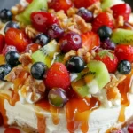 Caramel Crunch Cheesecake Fruit Salad