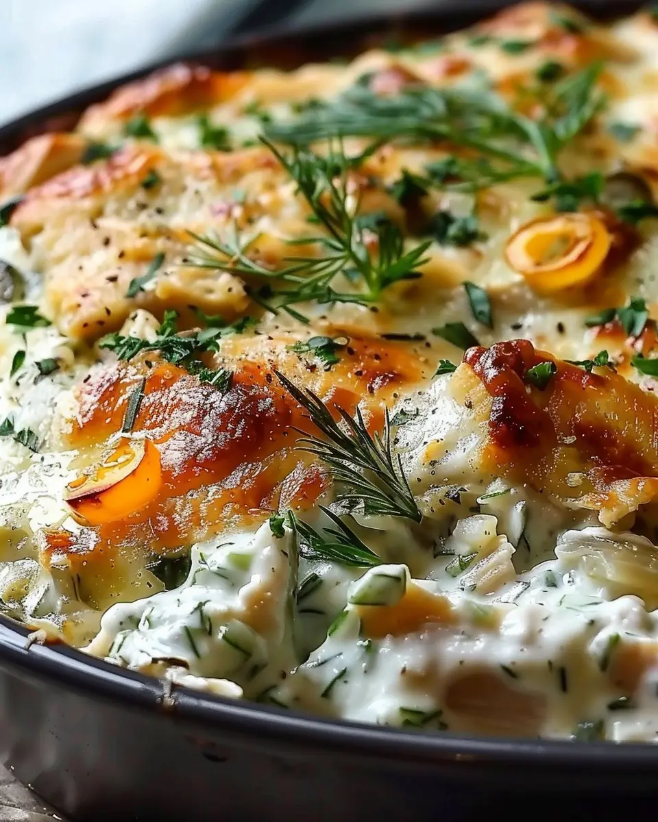 Chicken Tzatziki Casserole: A Juicy Twist on Comfort Food