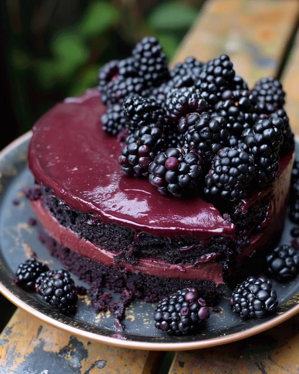 Blackberry Velvet Gothic Cake: A Decadent Delight for Home Bakers