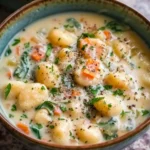 Creamy Vegetarian Gnocchi Soup