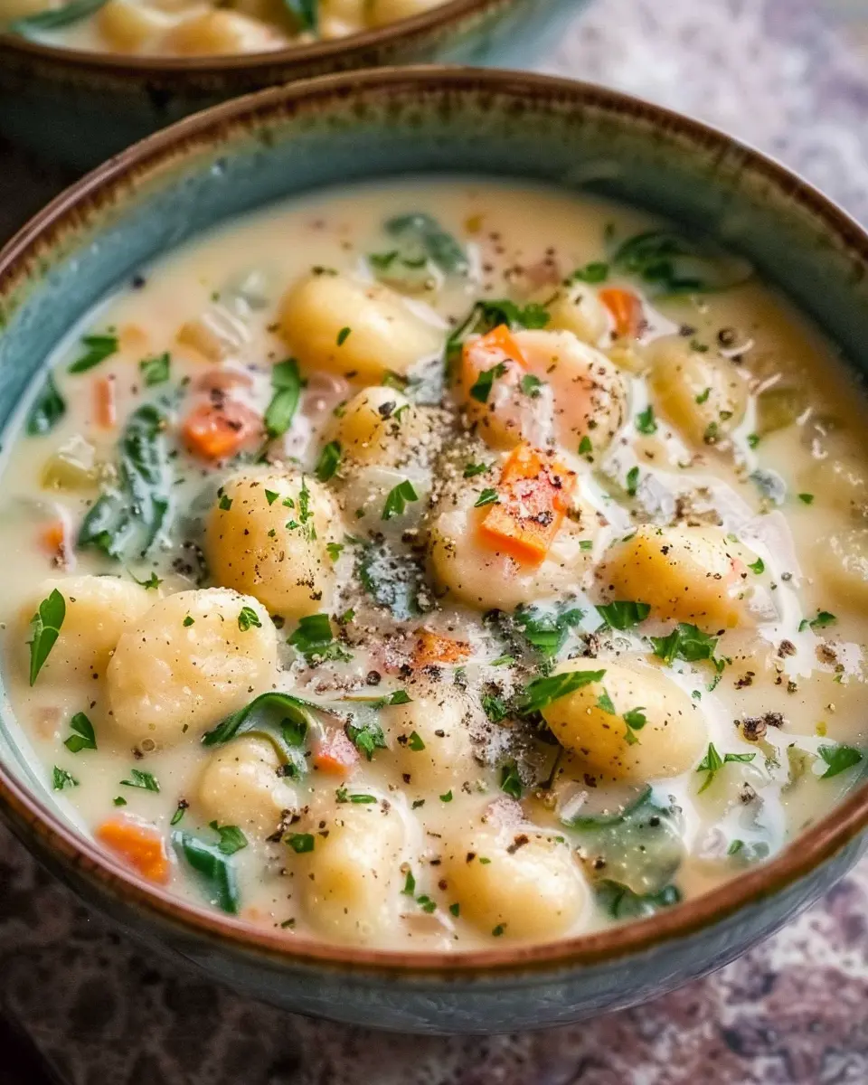 Creamy Vegetarian Gnocchi Soup: A Warm and Cozy Delight