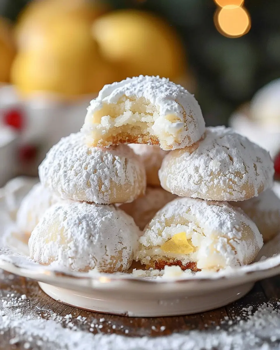 Lemon Cream Snowball Cookies: The Best Indulgent Treats at Home