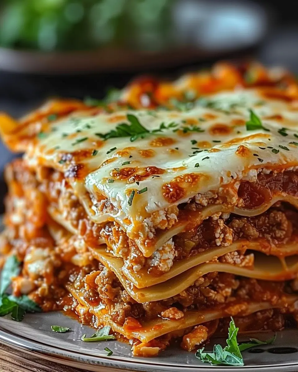 The Best Million Dollar Lasagna Recipe with Turkey Bacon Twist