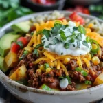 Loaded Potato Taco Bowl