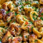 Cowboy Butter Garlic Chicken Tortellini