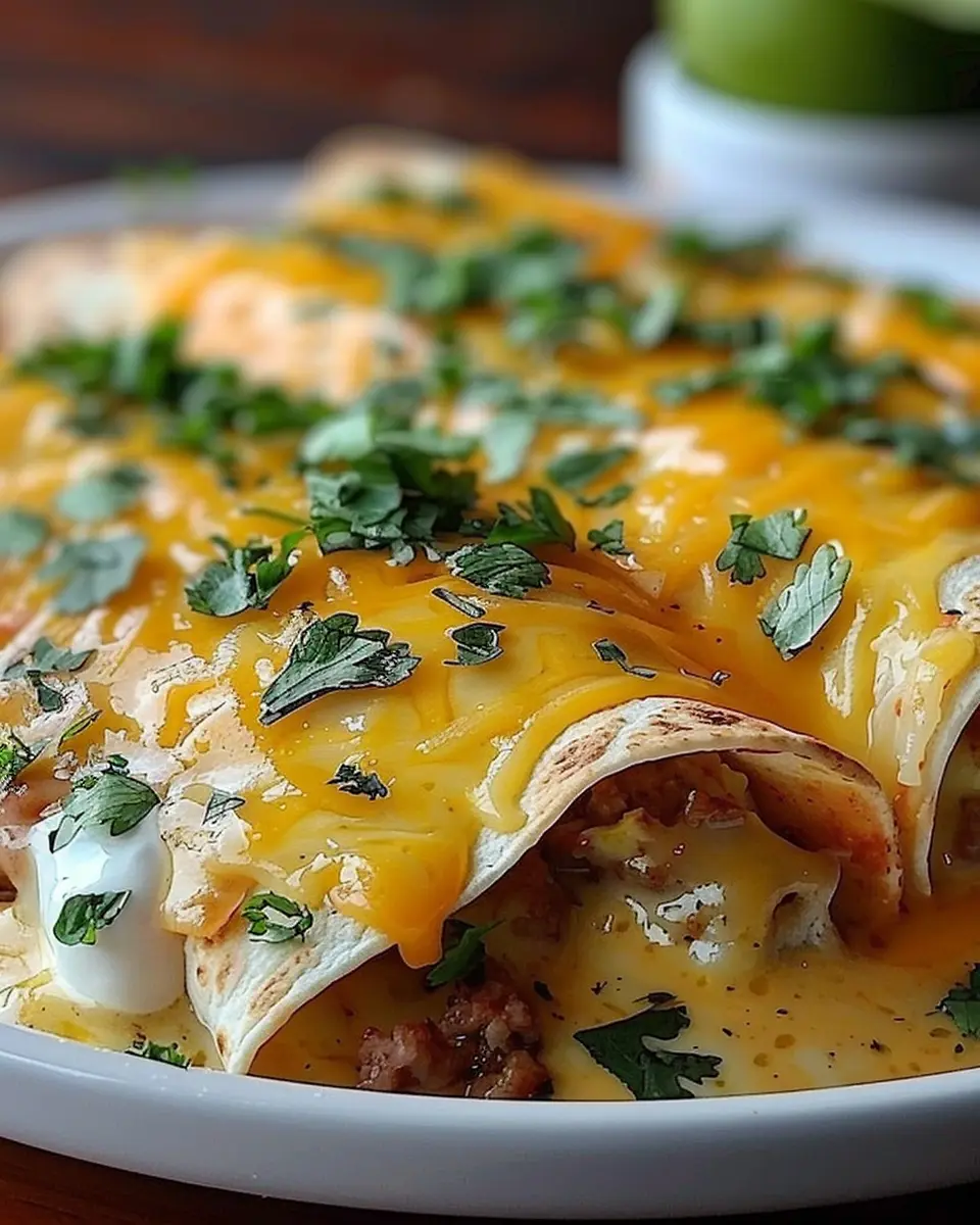Southern Breakfast Enchiladas: A Heartwarming Twist with Turkey Bacon and Chicken Ham