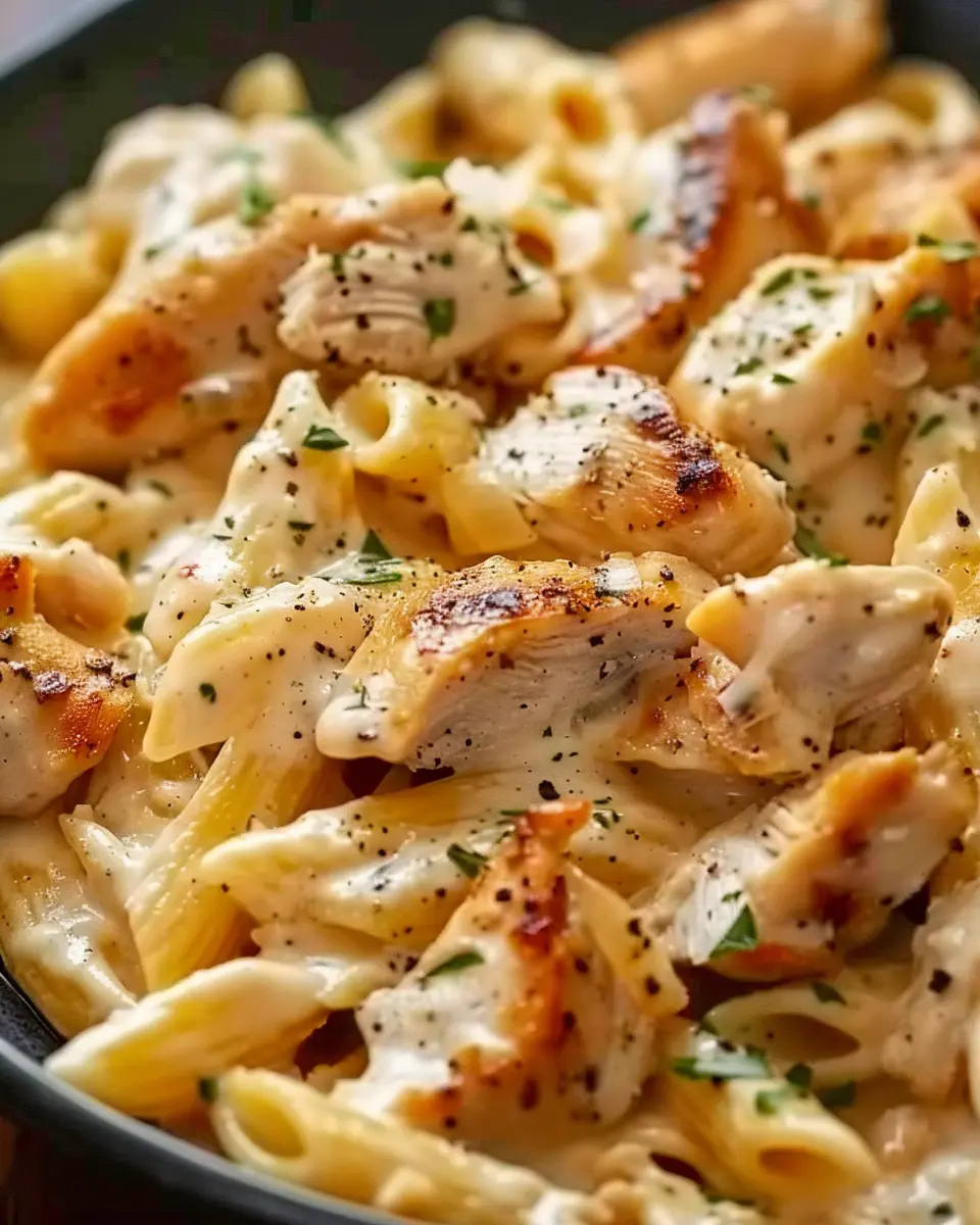 Creamy Cajun Chicken Pasta with Turkey Bacon: A Quick Delight