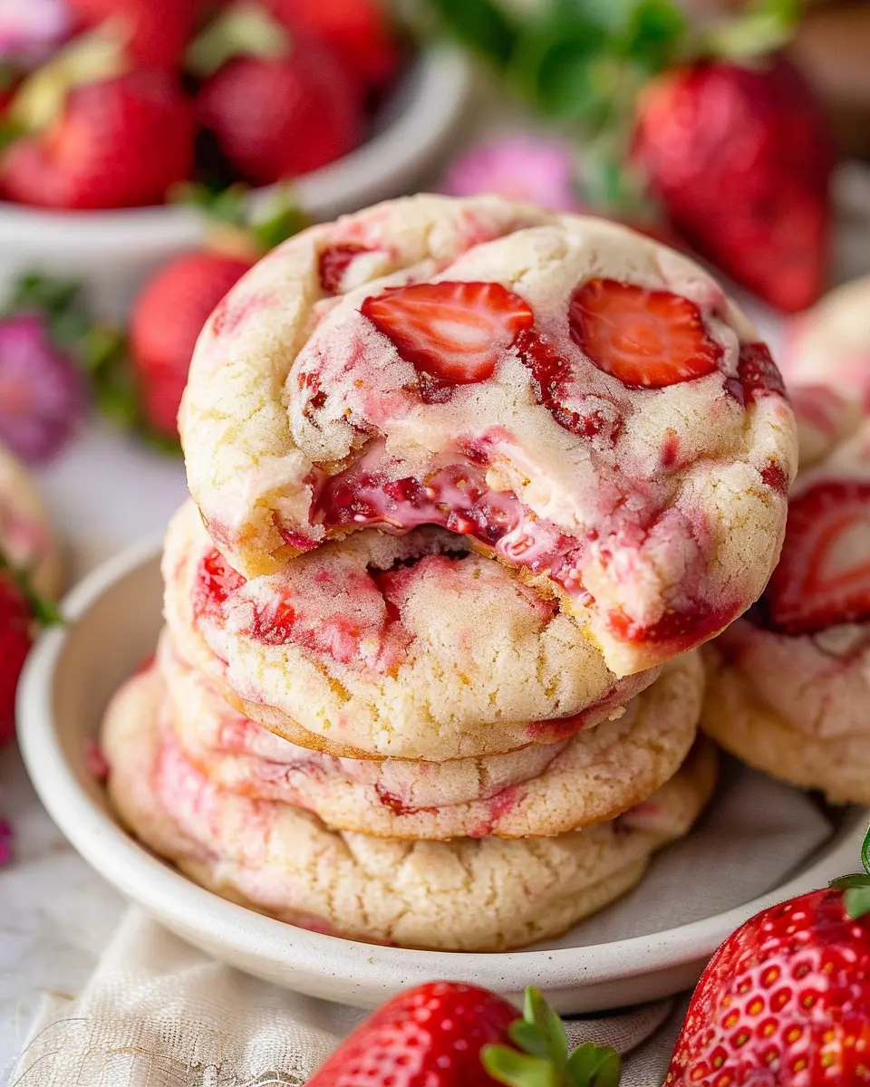 Strawberry Cheesecake Cookies: The Best Indulgent Treat Recipe
