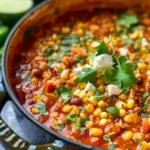 Street Corn Chicken Chili Recipe