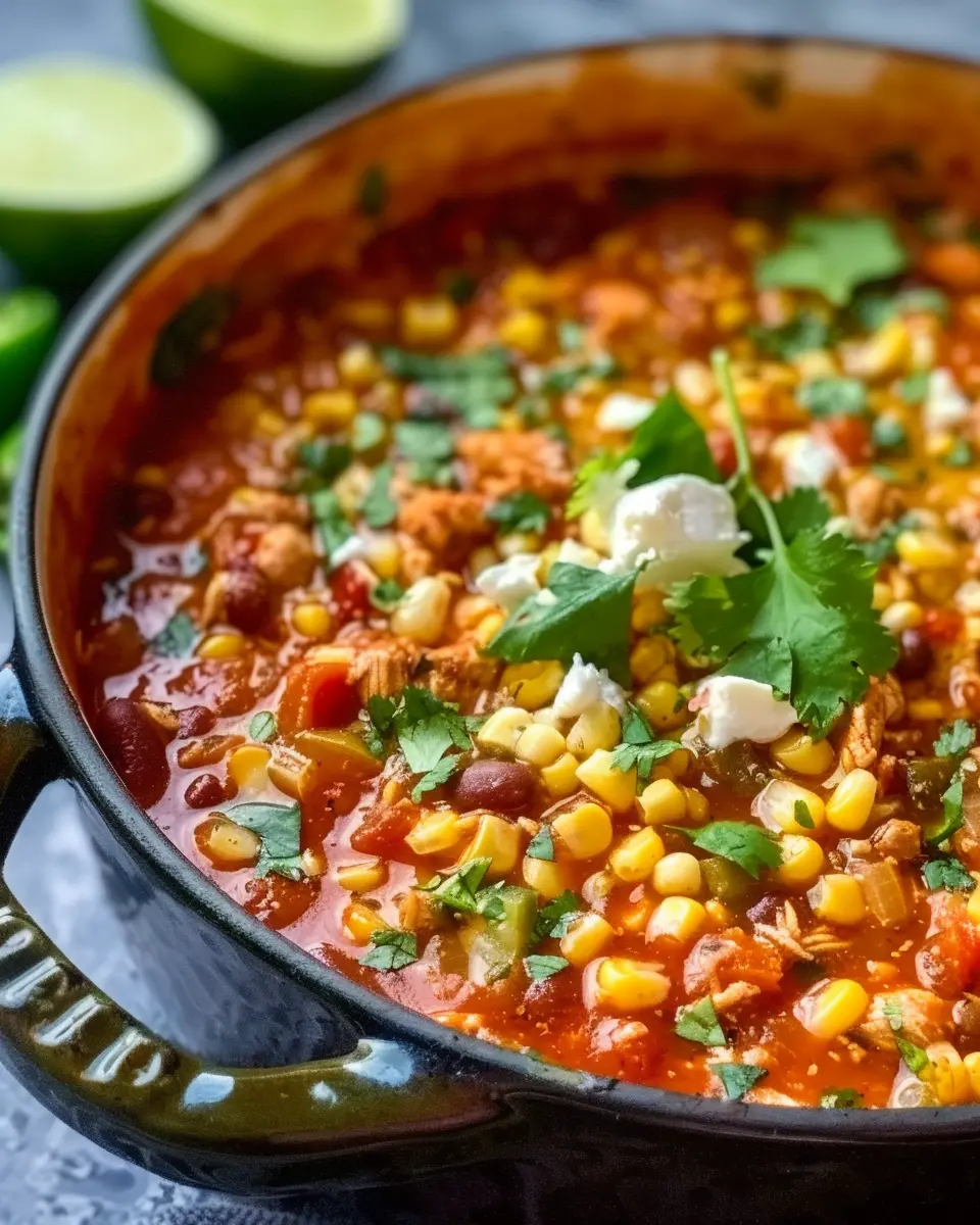 Street Corn Chicken Chili Recipe: Easy Comfort Food Delight