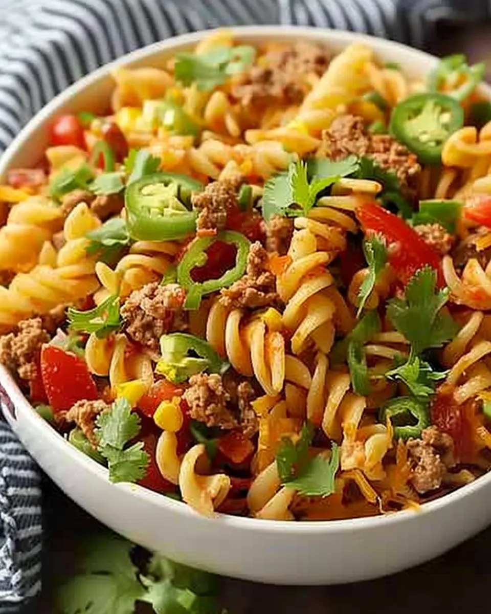 Quick Taco Pasta Salad: A Deliciously Easy Meal for Busy Nights