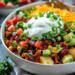 Loaded Potato Taco Bowl