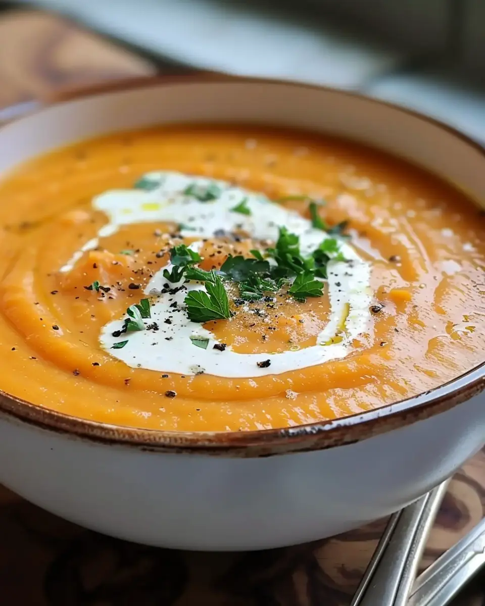 Creamy Sweet Potato Soup with Turkey Bacon for Ultimate Comfort