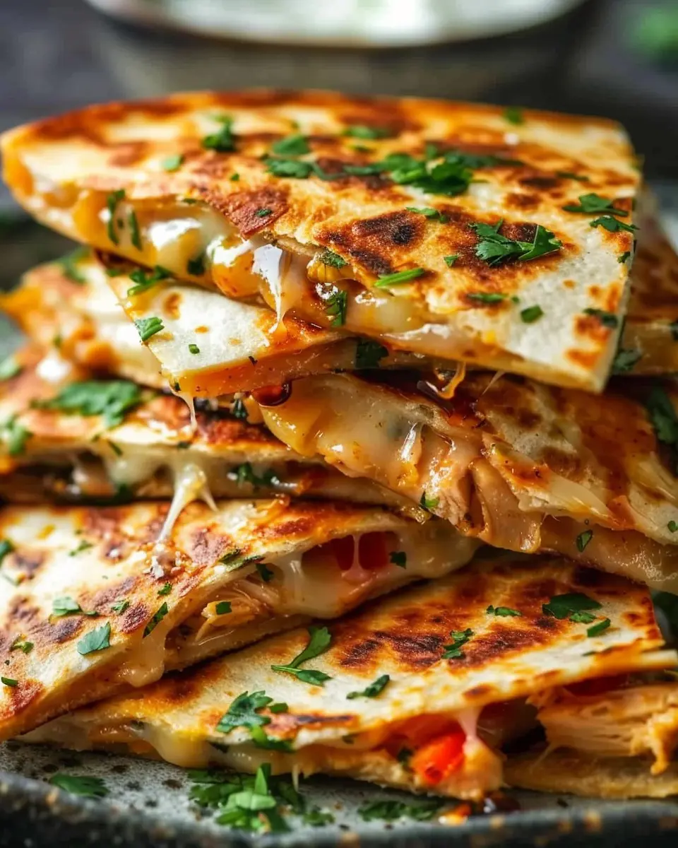 Cheesy Hot Honey Chicken Quesadillas: A Delicious Twist for Dinner