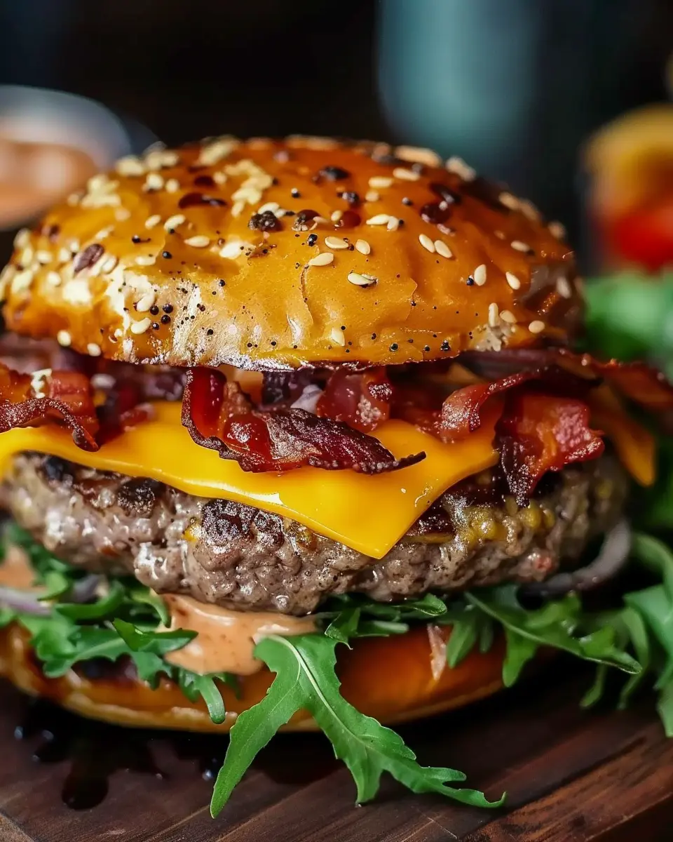 Crack Burgers: Juicy Turkey Bacon and Chicken Ham Delight