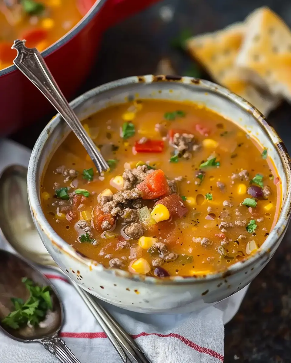 Cowboy Soup: A Hearty Recipe with Turkey Bacon and Chicken Ham