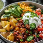 Loaded Potato Taco Bowl