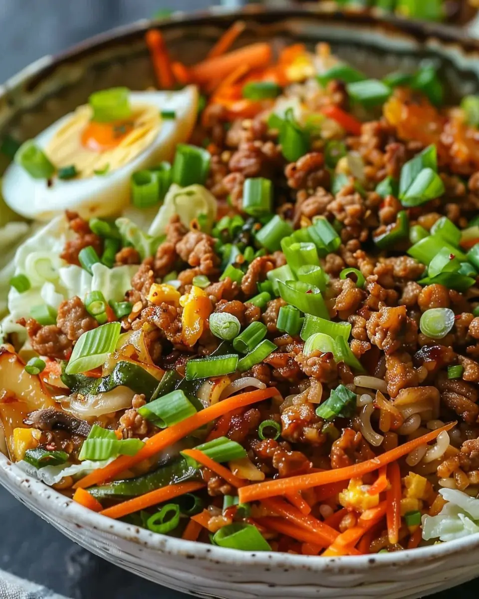 Egg Roll in a Bowl: Easy, Flavorful Dinner with Turkey Bacon